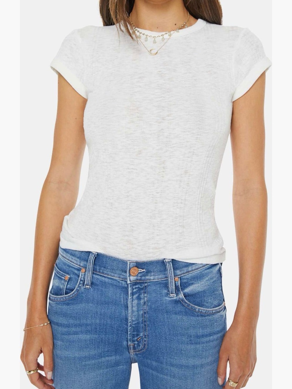 MOTHER The Itty Bitty Cotton Tee